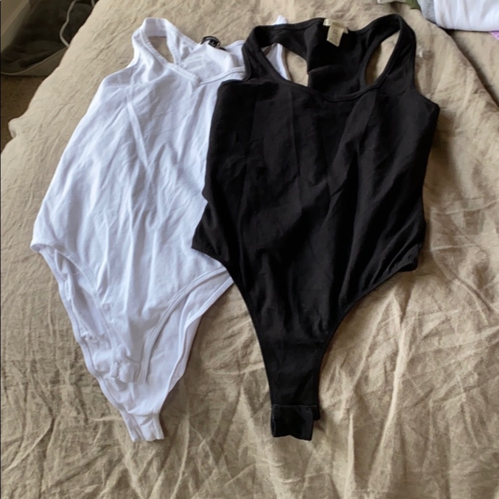 Black and white bodysuits